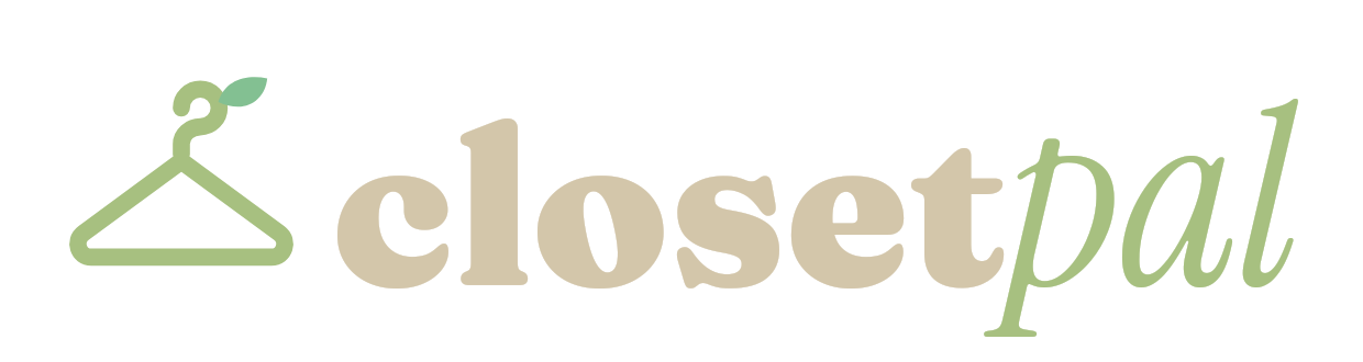 closetpal wordmark, for dark backgrounds