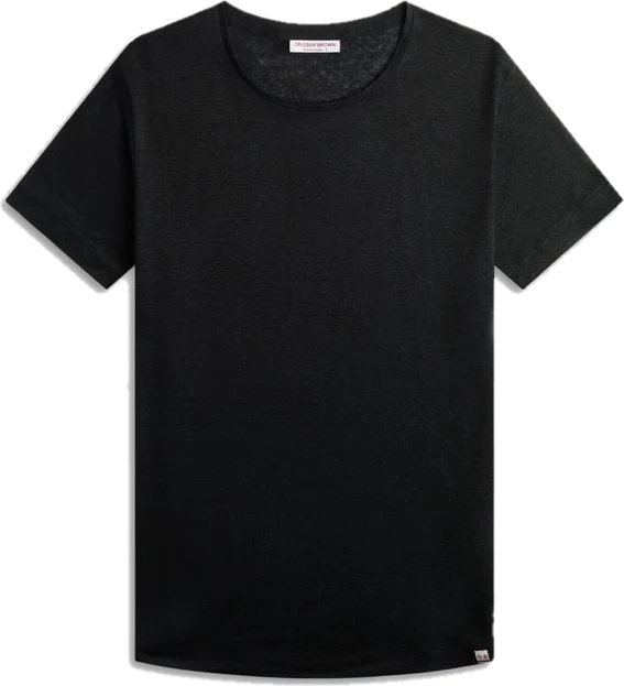 Orlebar Brown OB-T Linen Tailored Fit Crewneck Tee